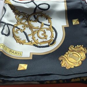 Hermes silk scarf  90
